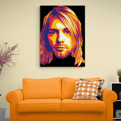 Kurt Cobain - Canvas Mérida Fine Print Art