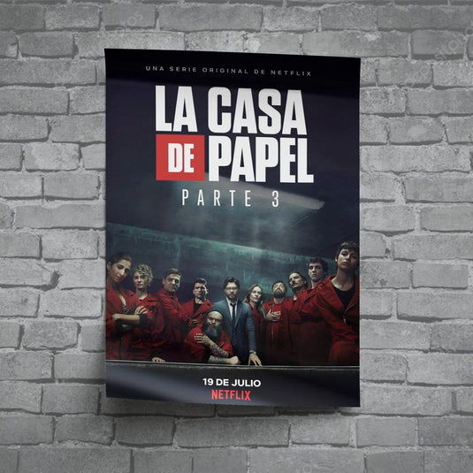 La Casa de Papel #2 - Canvas Mérida Fine Print Art