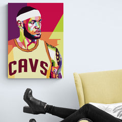 LeBron Jame - Canvas Mérida Fine Print Art