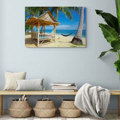 Little Beach Hut - Canvas Mérida Fine Print Art