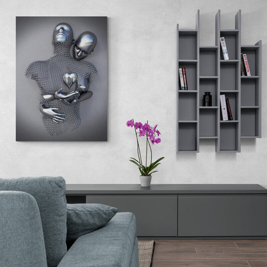 Metallic Love - Canvas Mérida Fine Print Art