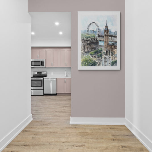 London Eye and Big Ben - Canvas Mérida Fine Print Art