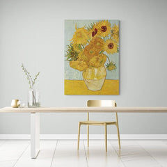 Los Girasoles (Vincent Van Gogh) - Canvas Mérida Fine Print Art