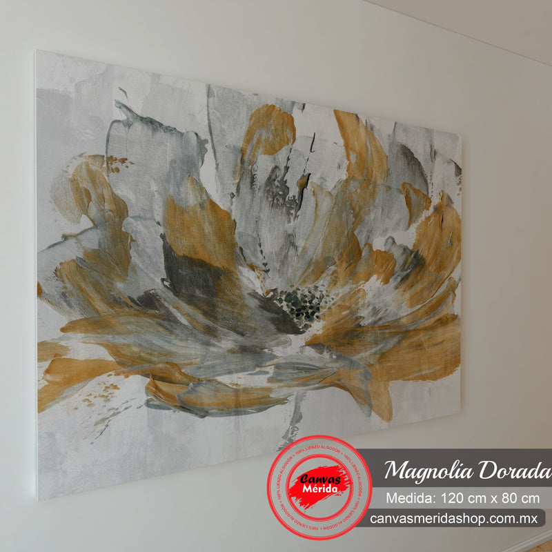 Magnolia Dorada - Canvas Mérida Fine Print Art