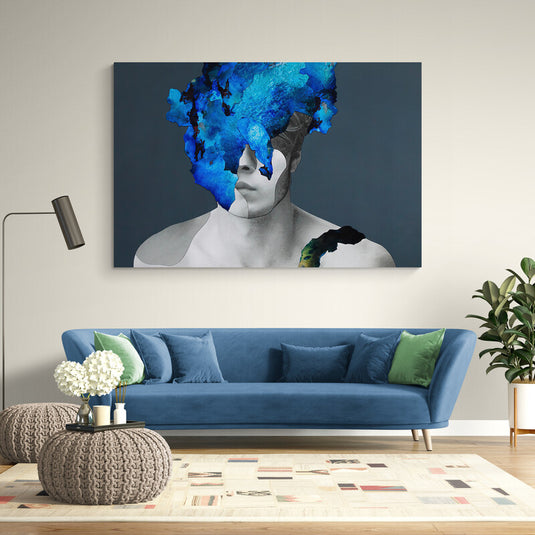 Man Transformation - Canvas Mérida Fine Print Art