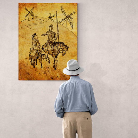 Don Quijote de la Mancha - Canvas Mérida Fine Print Art