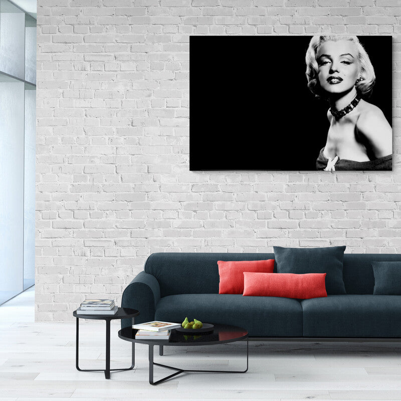 Marilyn Monroe Night - Canvas Mérida Fine Print Art