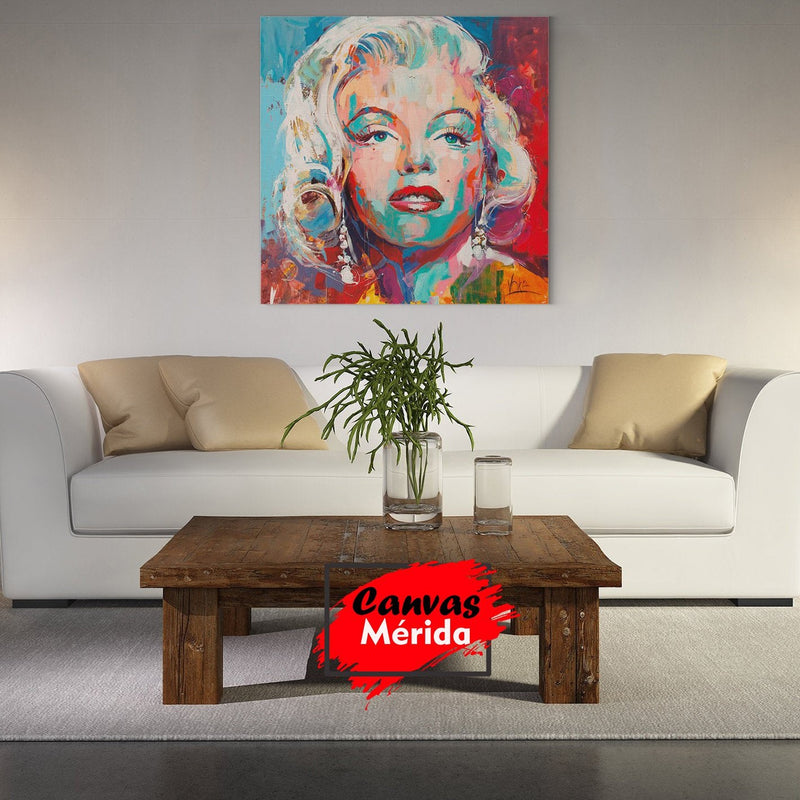 Marilyn Monroe Retrato - Canvas Mérida Fine Print Art