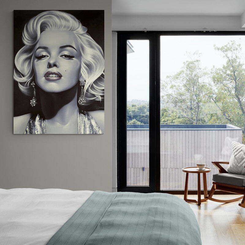 Marilyn Monroe Seductive - Canvas Mérida Fine Print Art
