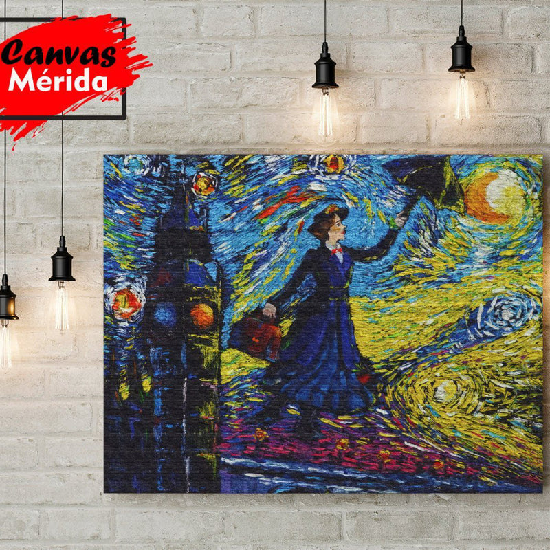 Mary Poppins - Canvas Mérida Fine Print Art