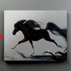 Metal Horse - Canvas Mérida Fine Print Art
