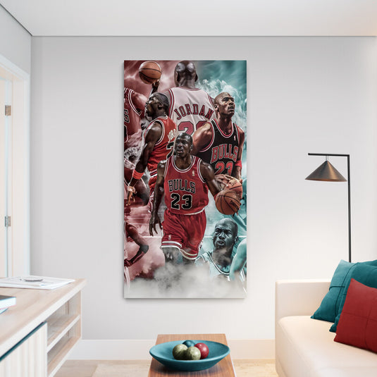 Michael Jordan VIII - Canvas Mérida Fine Print Art
