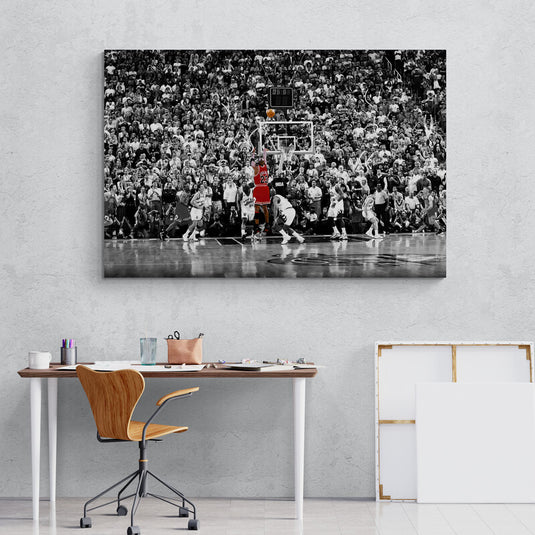 Michael Jordan X - Canvas Mérida Fine Print Art