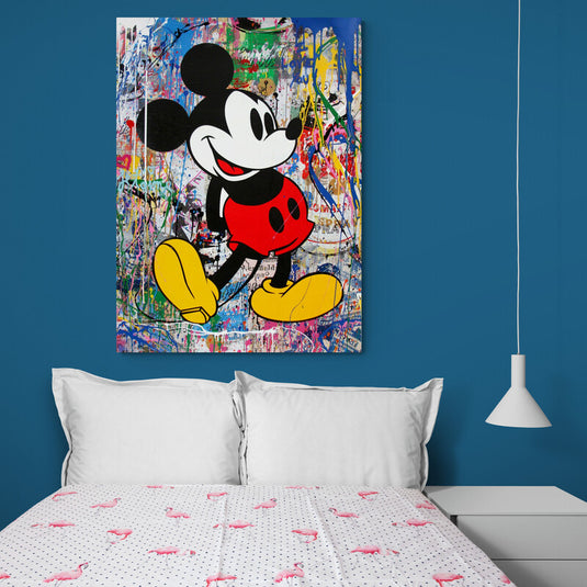 Mickey Grafitti - Canvas Mérida Fine Print Art