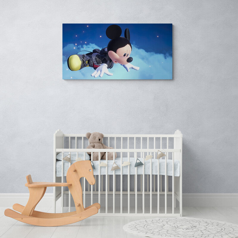 Mickey in the Clouds - Canvas Mérida Fine Print Art