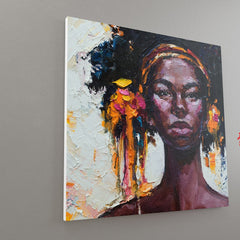 Mujer Tribu Africana - Canvas Mérida Fine Print Art