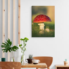 Mushroom Red - Canvas Mérida Fine Print Art