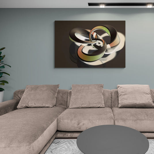 Mystical Rings - Canvas Mérida Fine Print Art