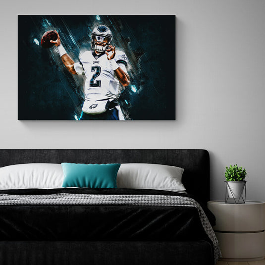 NFL Jalen Hurts Philadelphia Eagles - Canvas Mérida Fine Print Art