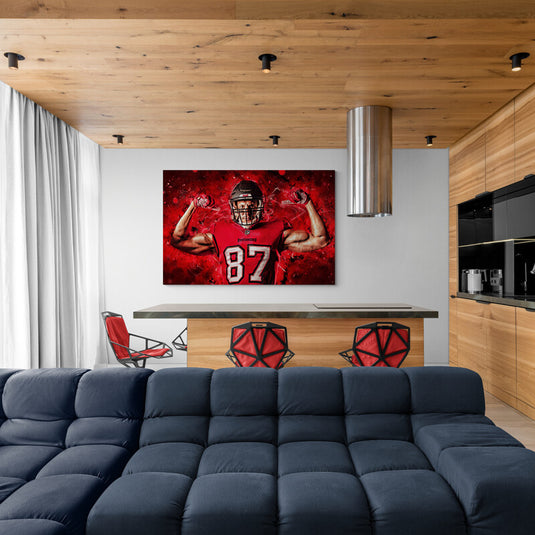 NFL Rob Gronkowski Tampa Bay Buccaneers - Canvas Mérida Fine Print Art