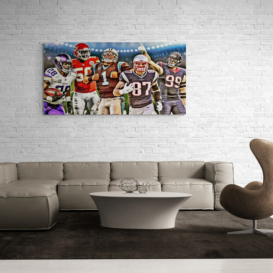 NFL Teams - Canvas Mérida Fine Print Art