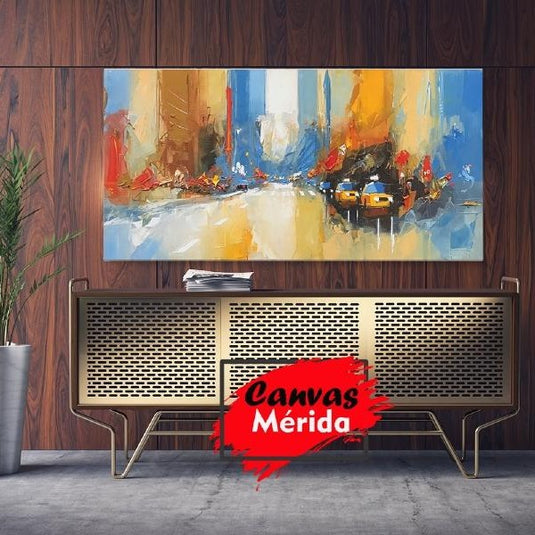 New York Skyline # 6 - Canvas Mérida Fine Print Art