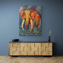 Oil Elephant - Canvas Mérida Fine Print Art