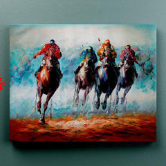 Oil Painting Horse - Canvas Mérida Fine Print Art