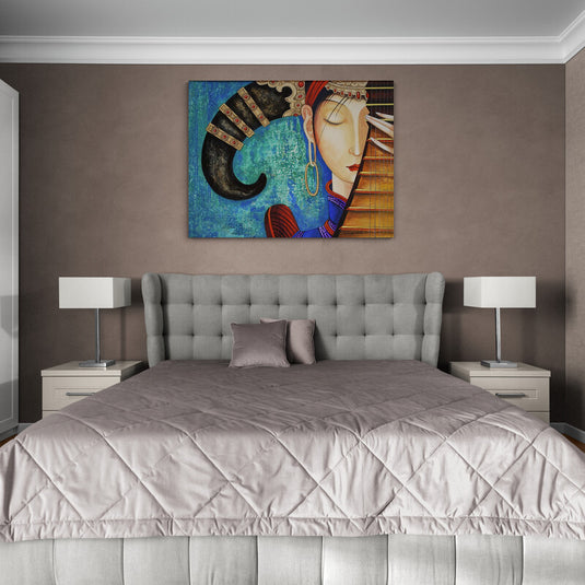 Oración de la Mujer Sagrada - Canvas Mérida Fine Print Art