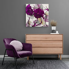 Purple Tulip - Canvas Mérida Fine Print Art