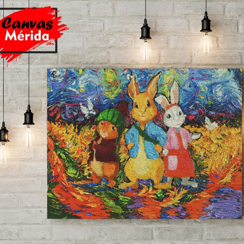 Peter Rabbit - Canvas Mérida Fine Print Art