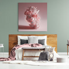 Pink Heart - Canvas Mérida Fine Print Art