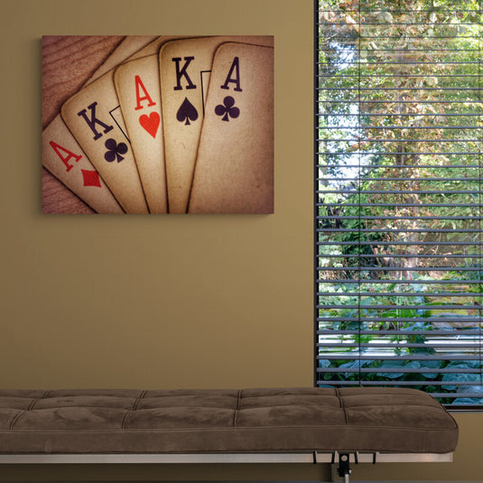 Poker Vintage - Canvas Mérida Fine Print Art