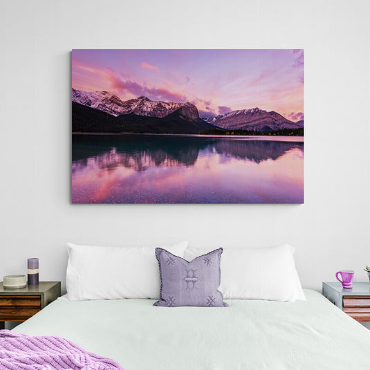 Purple Landscape - Canvas Mérida Fine Print Art