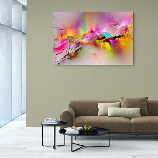 Rainbow Abstract - Canvas Mérida Fine Print Art