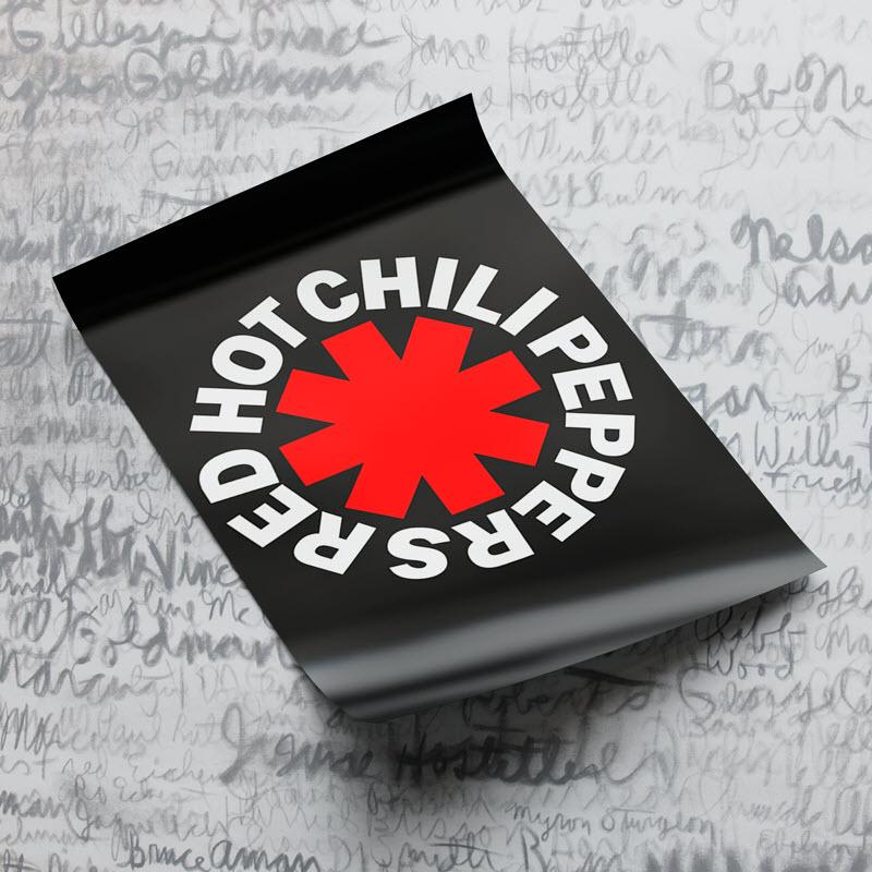 Red Hot Chilli Peppers Poster - Canvas Mérida Fine Print Art