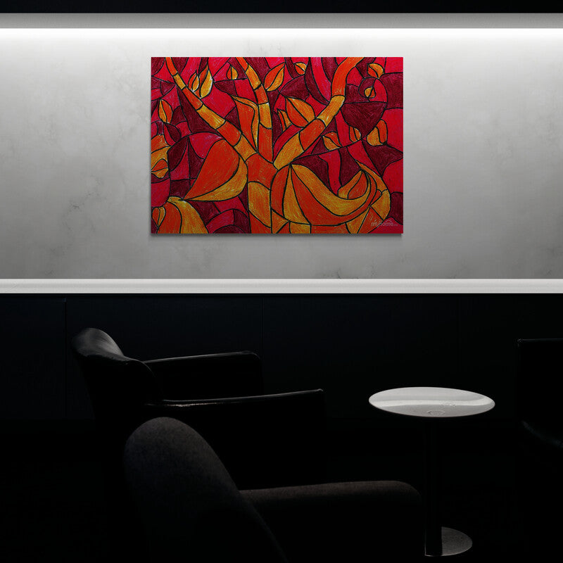 Red Abstraction_Piet Mondrian - Canvas Mérida Fine Print Art