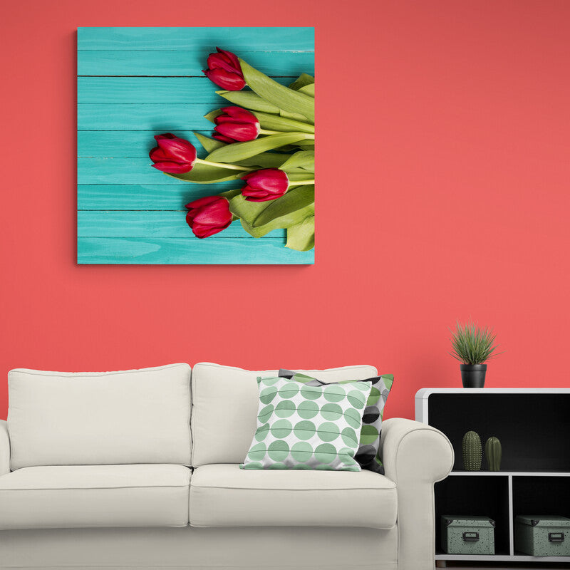 Red Tulips - Canvas Mérida Fine Print Art