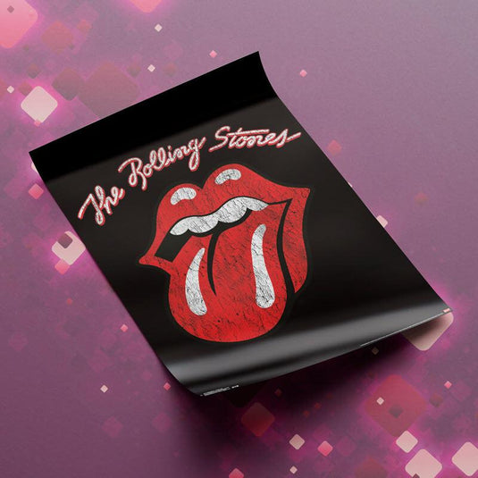 Rolling Stones Logo - Canvas Mérida Fine Print Art