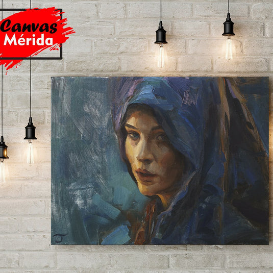 Sansa Stark Oil Painting - Canvas Mérida Fine Print Art