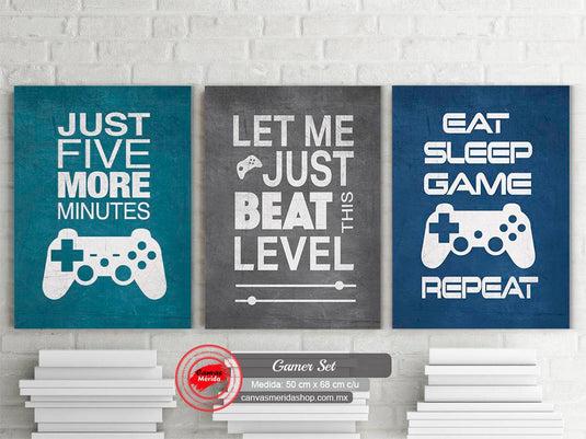 Set Gamer - Canvas Mérida Fine Print Art