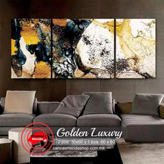 Set Golden Luxury - Canvas Mérida Fine Print Art