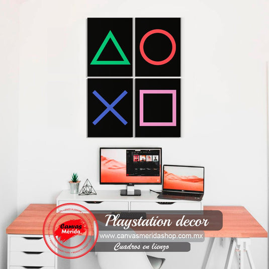 Set Playstation Deco - Canvas Mérida Fine Print Art