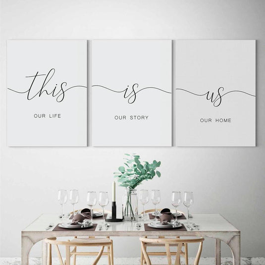 Set This is Us - Canvas Mérida Fine Print Art