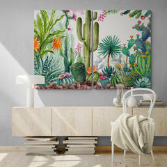 Set Cactus - Canvas Mérida Fine Print Art