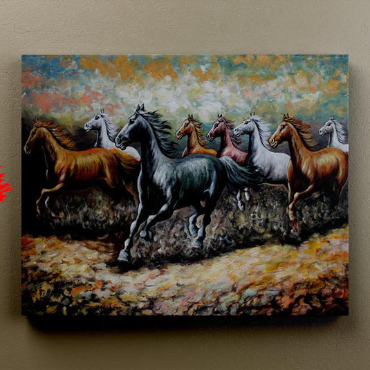 7 Caballos galopando en libertad