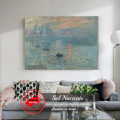 Sol Naciente - Claude Monet - Canvas Mérida Fine Print Art