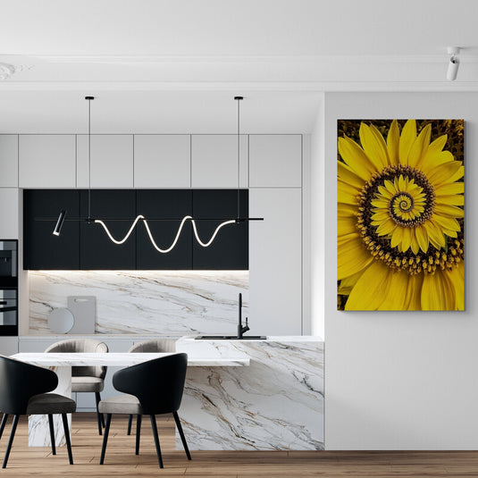 Spiral of Sunflowers - Canvas Mérida Fine Print Art