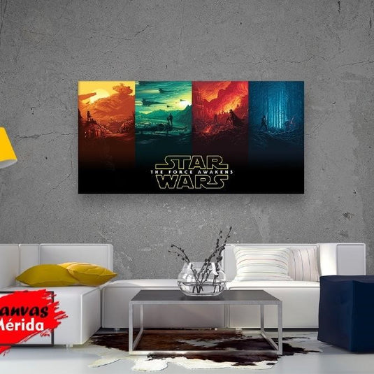 Starwars Vintage Afiche # 21 - Canvas Mérida Fine Print Art