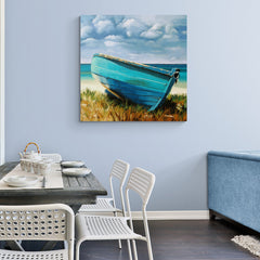 Stranded Boat - Canvas Mérida Fine Print Art